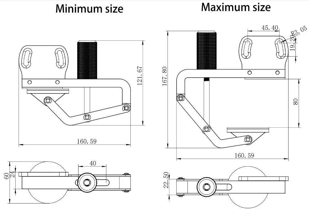 Simagic Alpha Wheel Desk Clamp
